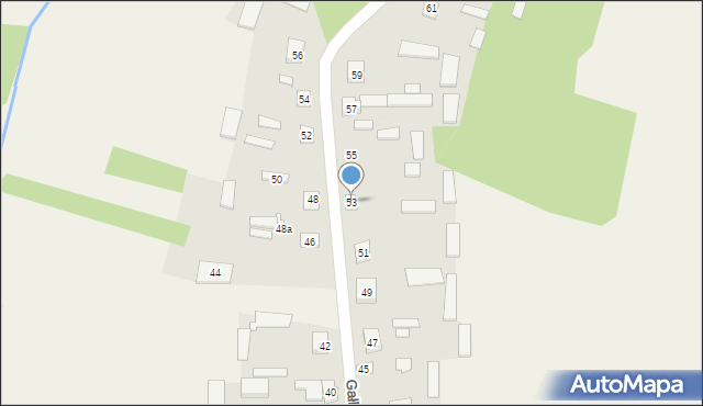 Gałki, Gałki, 53, mapa Gałki