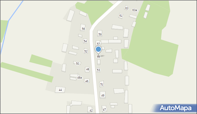 Gałki, Gałki, 55, mapa Gałki
