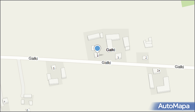 Gałki, Gałki, 4, mapa Gałki