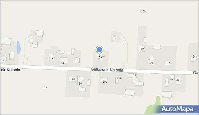 Gałkówek-Kolonia, Gałkówek-Kolonia, 15a, mapa Gałkówek-Kolonia