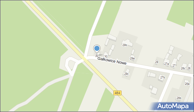 Gałkowice Nowe, Gałkowice Nowe, 31, mapa Gałkowice Nowe