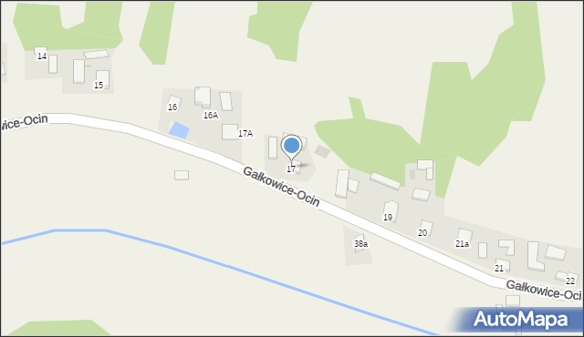Gałkowice-Ocin, Gałkowice-Ocin, 17, mapa Gałkowice-Ocin
