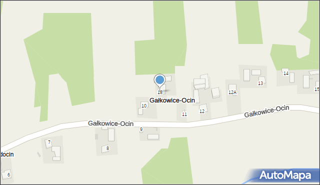 Gałkowice-Ocin, Gałkowice-Ocin, 18, mapa Gałkowice-Ocin