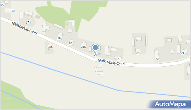 Gałkowice-Ocin, Gałkowice-Ocin, 21, mapa Gałkowice-Ocin