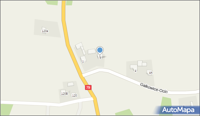 Gałkowice-Ocin, Gałkowice-Ocin, 3, mapa Gałkowice-Ocin