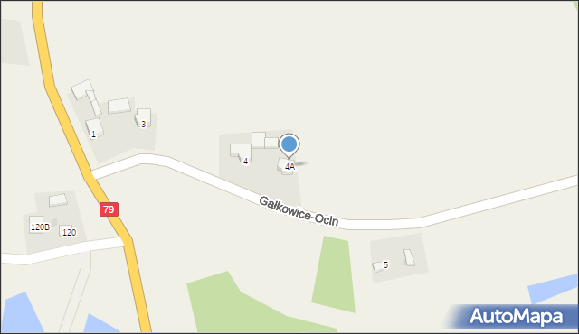 Gałkowice-Ocin, Gałkowice-Ocin, 4A, mapa Gałkowice-Ocin