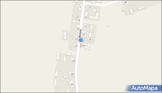 Gałkowo, Gałkowo, 17, mapa Gałkowo