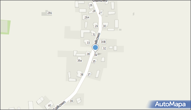 Gałkowo, Gałkowo, 34, mapa Gałkowo