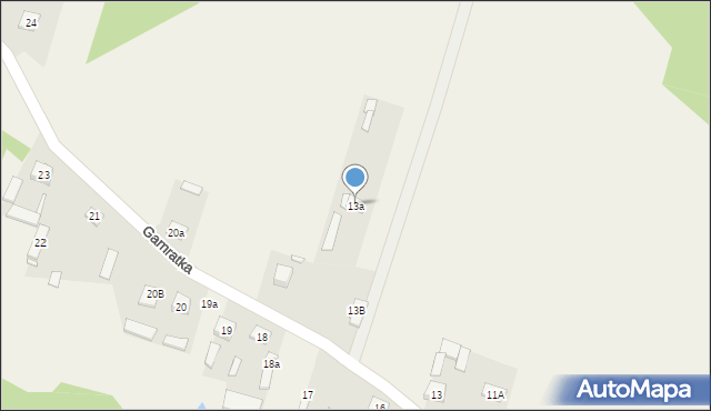 Gamratka, Gamratka, 13a, mapa Gamratka