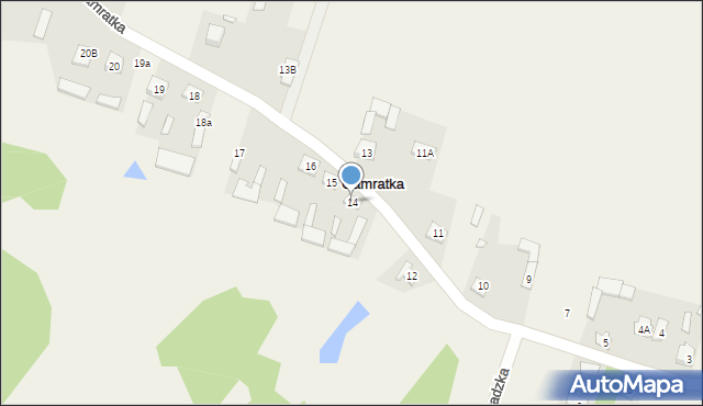 Gamratka, Gamratka, 14, mapa Gamratka