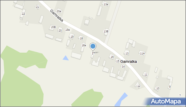 Gamratka, Gamratka, 17, mapa Gamratka