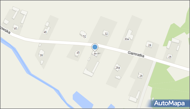 Gamratka, Gamratka, 27, mapa Gamratka