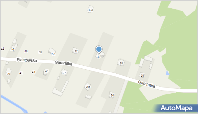 Gamratka, Gamratka, 30, mapa Gamratka