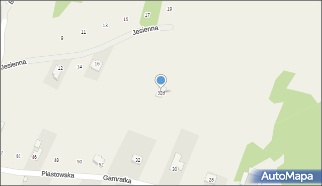 Gamratka, Gamratka, 32d, mapa Gamratka