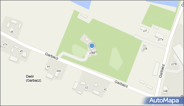 Garbacz, Garbacz, 108a, mapa Garbacz