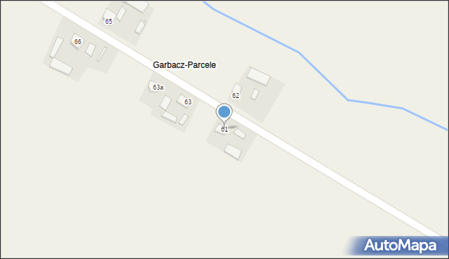 Garbacz, Garbacz, 61, mapa Garbacz