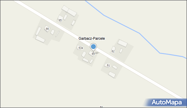 Garbacz, Garbacz, 63, mapa Garbacz