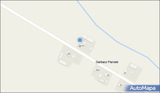 Garbacz, Garbacz, 65, mapa Garbacz