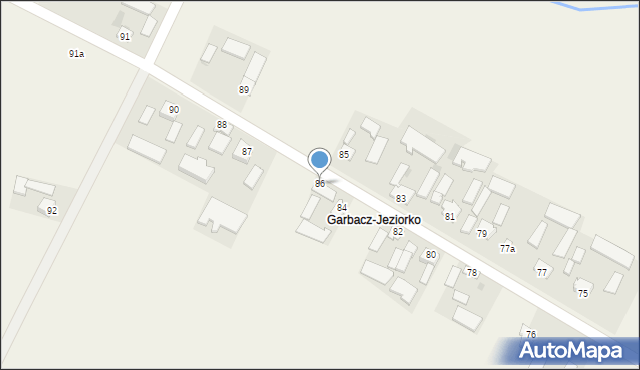 Garbacz, Garbacz, 86, mapa Garbacz