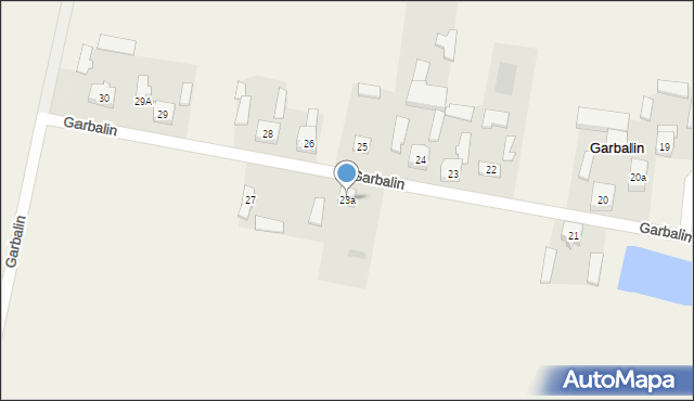 Garbalin, Garbalin, 23a, mapa Garbalin