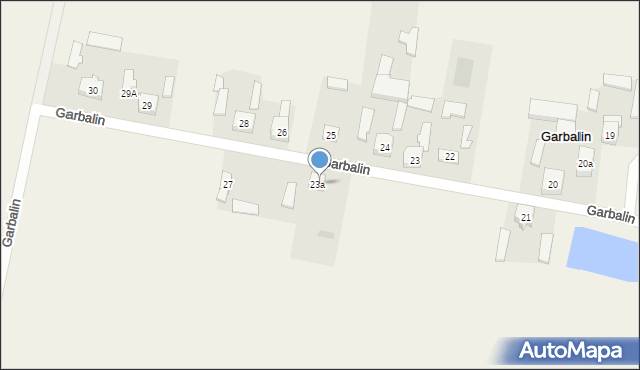 Garbalin, Garbalin, 25a, mapa Garbalin