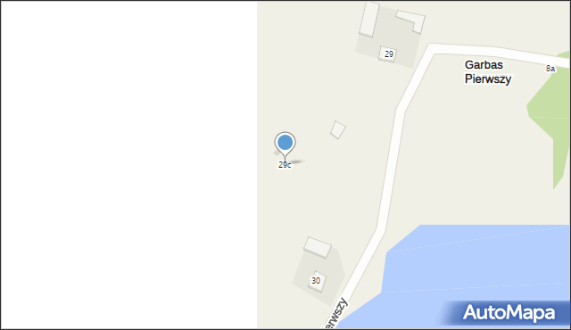 Garbas Pierwszy, Garbas Pierwszy, 29c, mapa Garbas Pierwszy