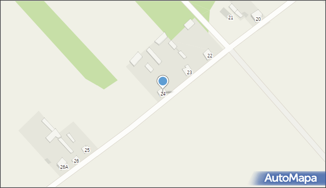 Garbatka Długa, Garbatka Długa, 24, mapa Garbatka Długa