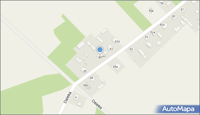 Garbatka Długa, Garbatka Długa, 64, mapa Garbatka Długa