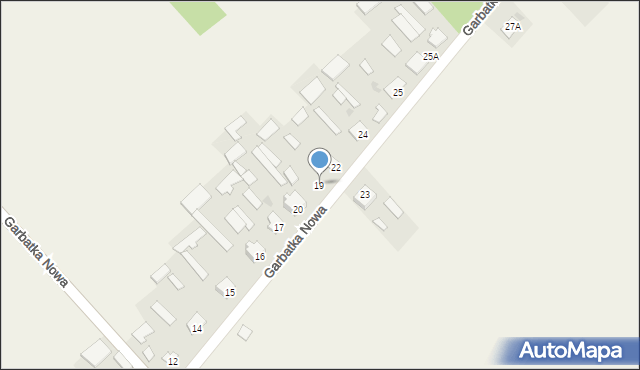 Garbatka Nowa, Garbatka Nowa, 19, mapa Garbatka Nowa