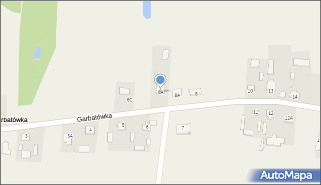 Garbatówka, Garbatówka, 6A, mapa Garbatówka