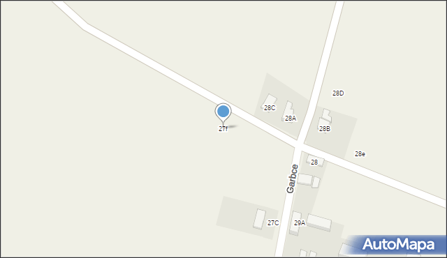 Garbce, Garbce, 27f, mapa Garbce