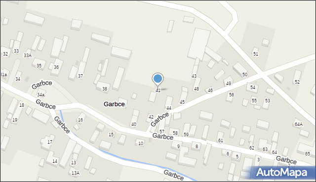 Garbce, Garbce, 41, mapa Garbce