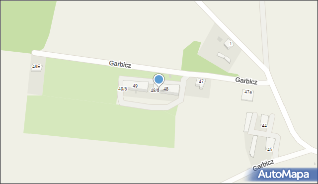 Garbicz, Garbicz, 48/5, mapa Garbicz