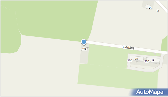 Garbicz, Garbicz, 49E, mapa Garbicz