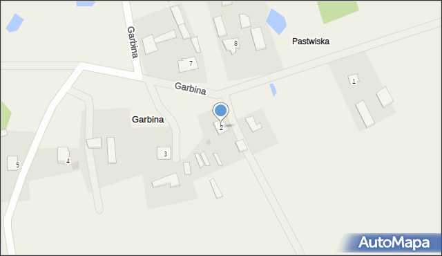 Garbina, Garbina, 2, mapa Garbina