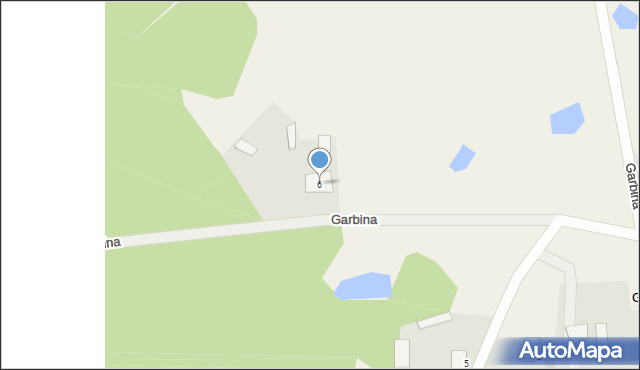 Garbina, Garbina, 6, mapa Garbina