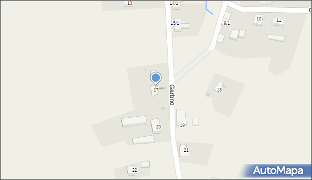 Garbno, Garbno, 17, mapa Garbno
