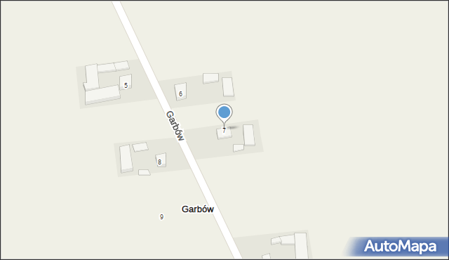 Garbów, Garbów, 7, mapa Garbów