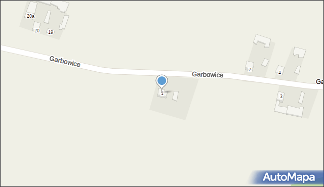 Garbowice, Garbowice, 1, mapa Garbowice