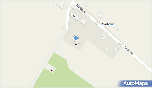 Garbowo, Garbowo, 12, mapa Garbowo