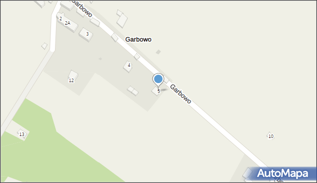 Garbowo, Garbowo, 5, mapa Garbowo