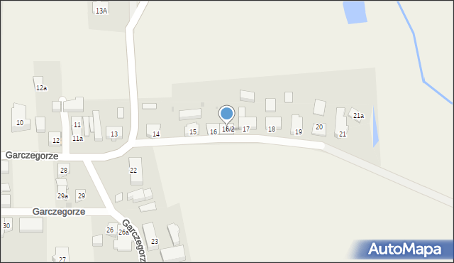 Garczegorze, Garczegorze, 16a, mapa Garczegorze