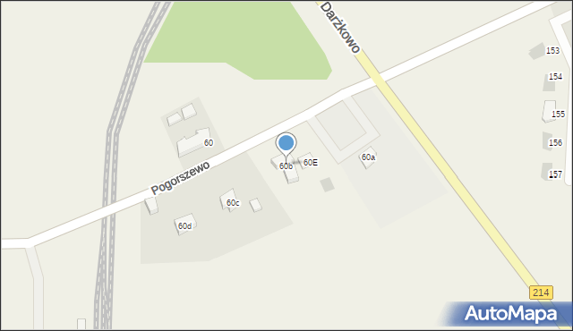 Garczegorze, Garczegorze, 60b, mapa Garczegorze