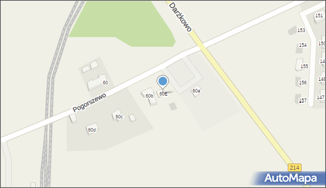 Garczegorze, Garczegorze, 60E, mapa Garczegorze