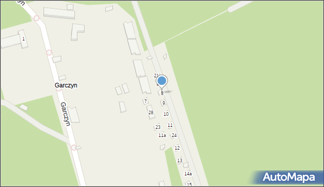 Garczyn, Garczyn, 8, mapa Garczyn