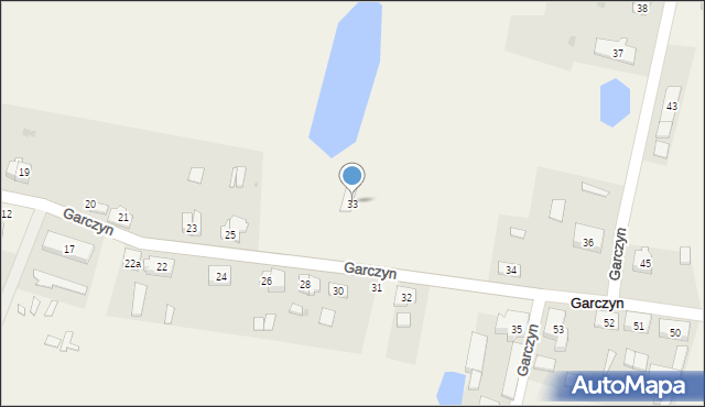 Garczyn, Garczyn, 33, mapa Garczyn