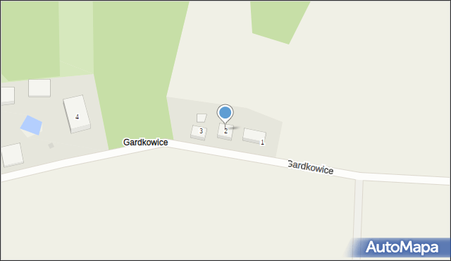 Gardkowice, Gardkowice, 2, mapa Gardkowice