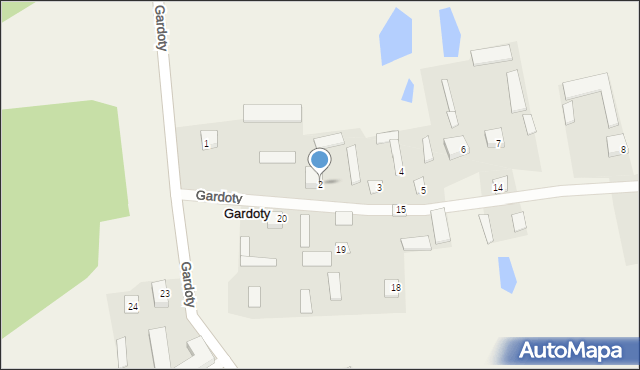 Gardoty, Gardoty, 2, mapa Gardoty