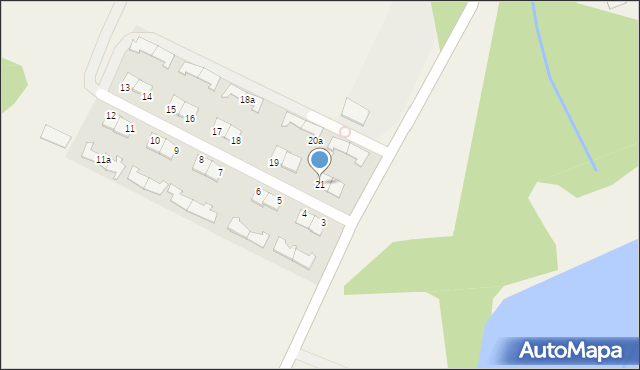 Gardzień, Gardzień, 21, mapa Gardzień