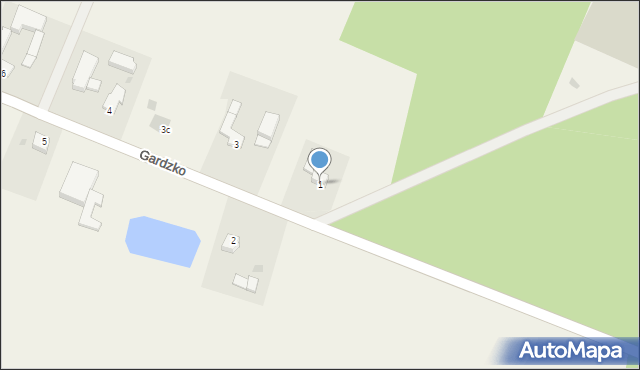 Gardzko, Gardzko, 1, mapa Gardzko